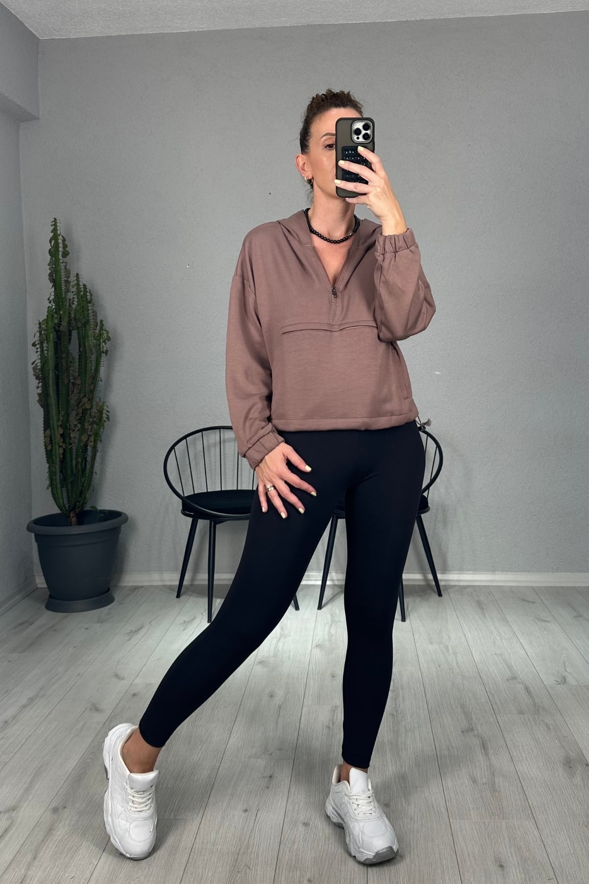 Modal Kanguru Cepli Sweatshirt
