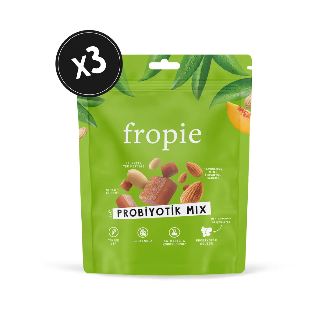Karışık Kuruyemiş Probiyotik Mix 75 gr x 3 Adet