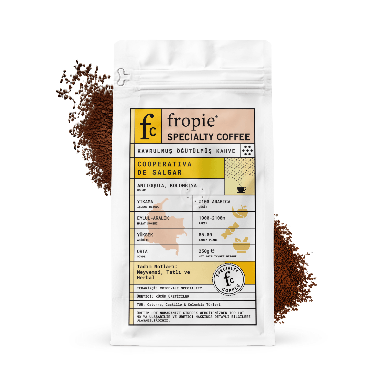 Filtre Kahve 250gr - Kolombiya