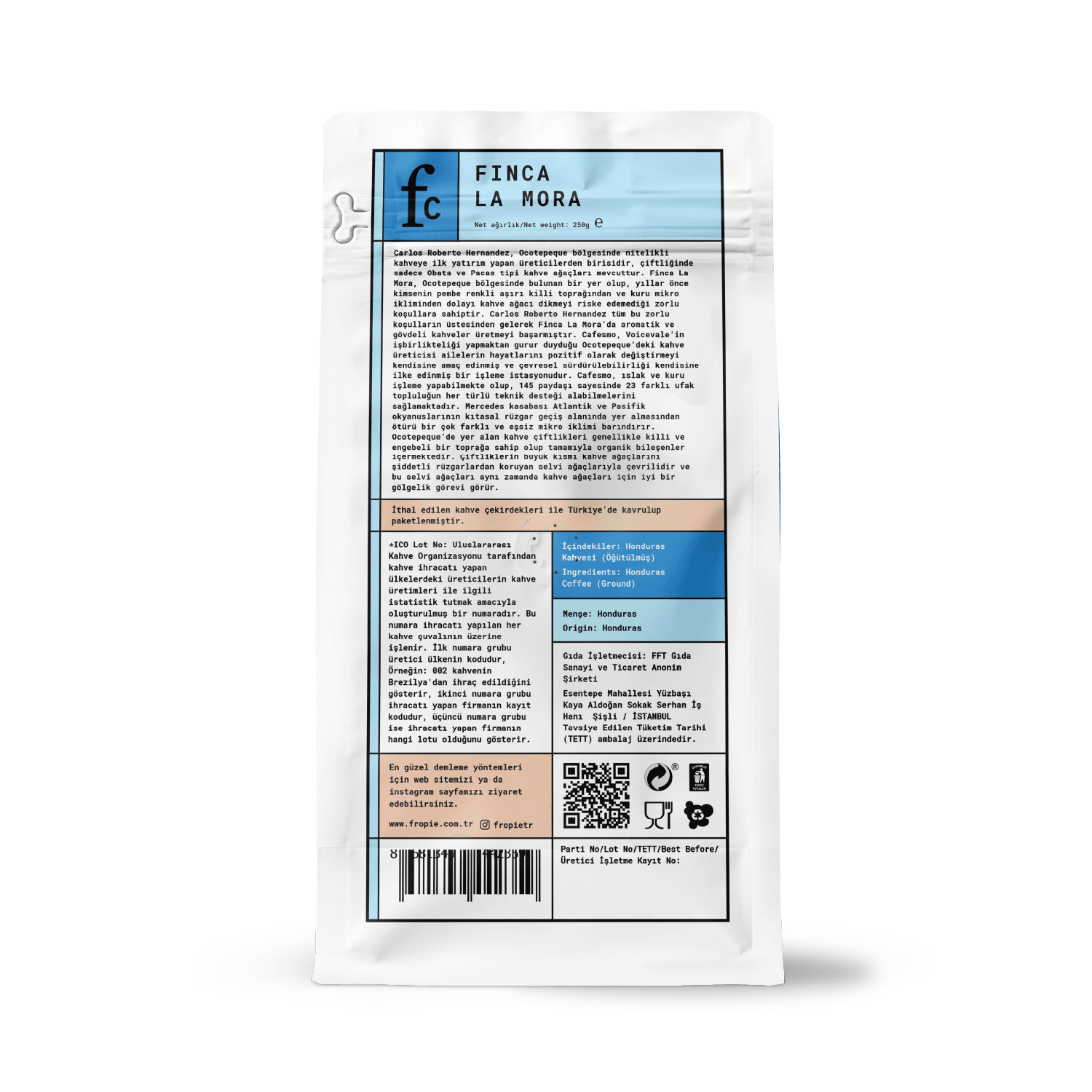 Toptan - Filtre Kahve 250gr - Honduras