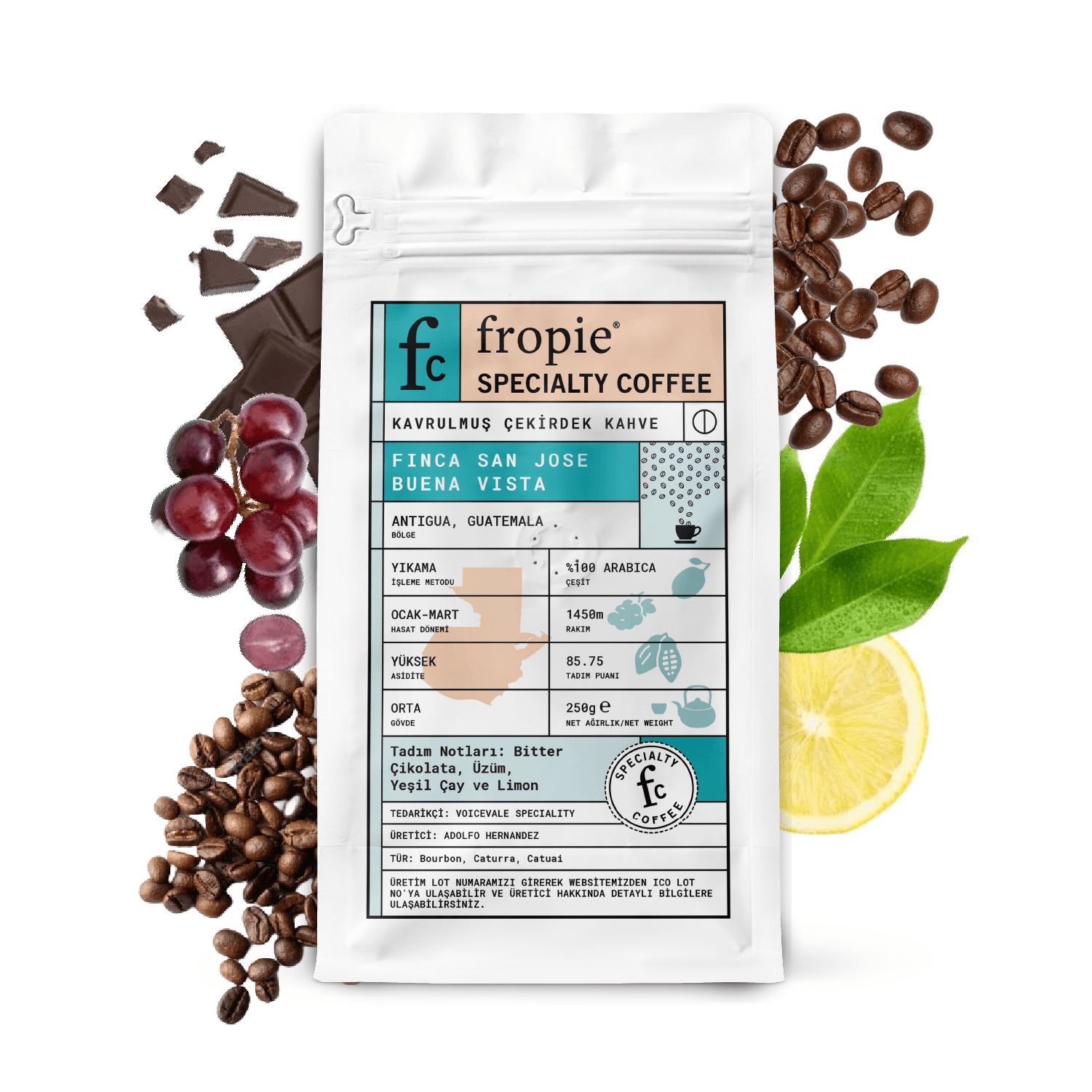 Toptan - Çekirdek Kahve 250gr - Guatemala