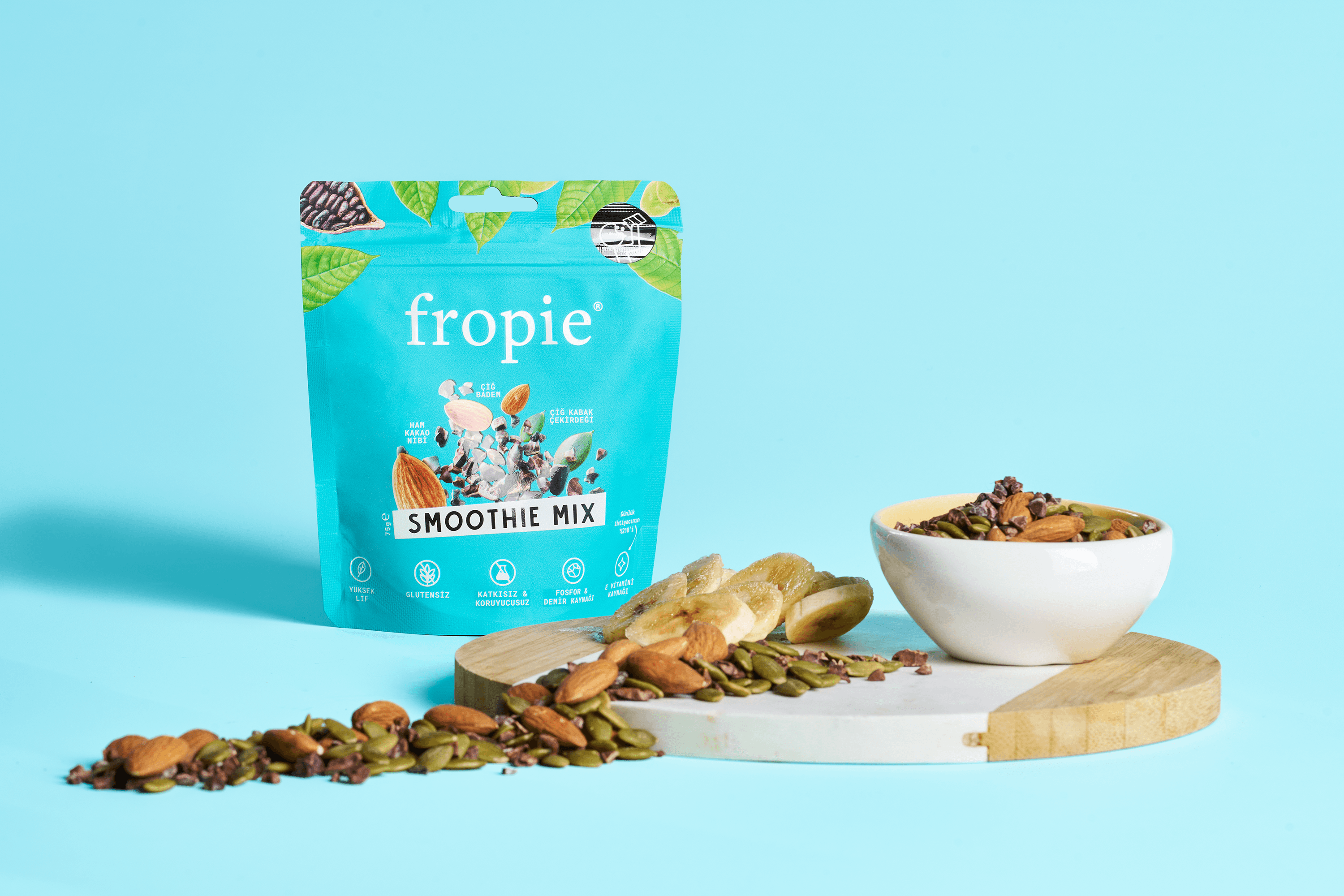 Toptan - Karışık Kuruyemiş - Smoothie Mix 75 gr 12 Adet