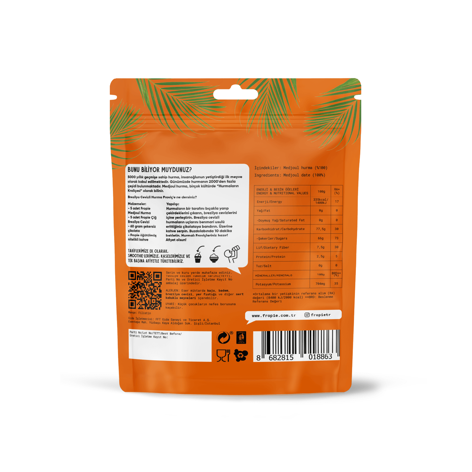 Medjoul Hurma 75 gr x 6 Adet
