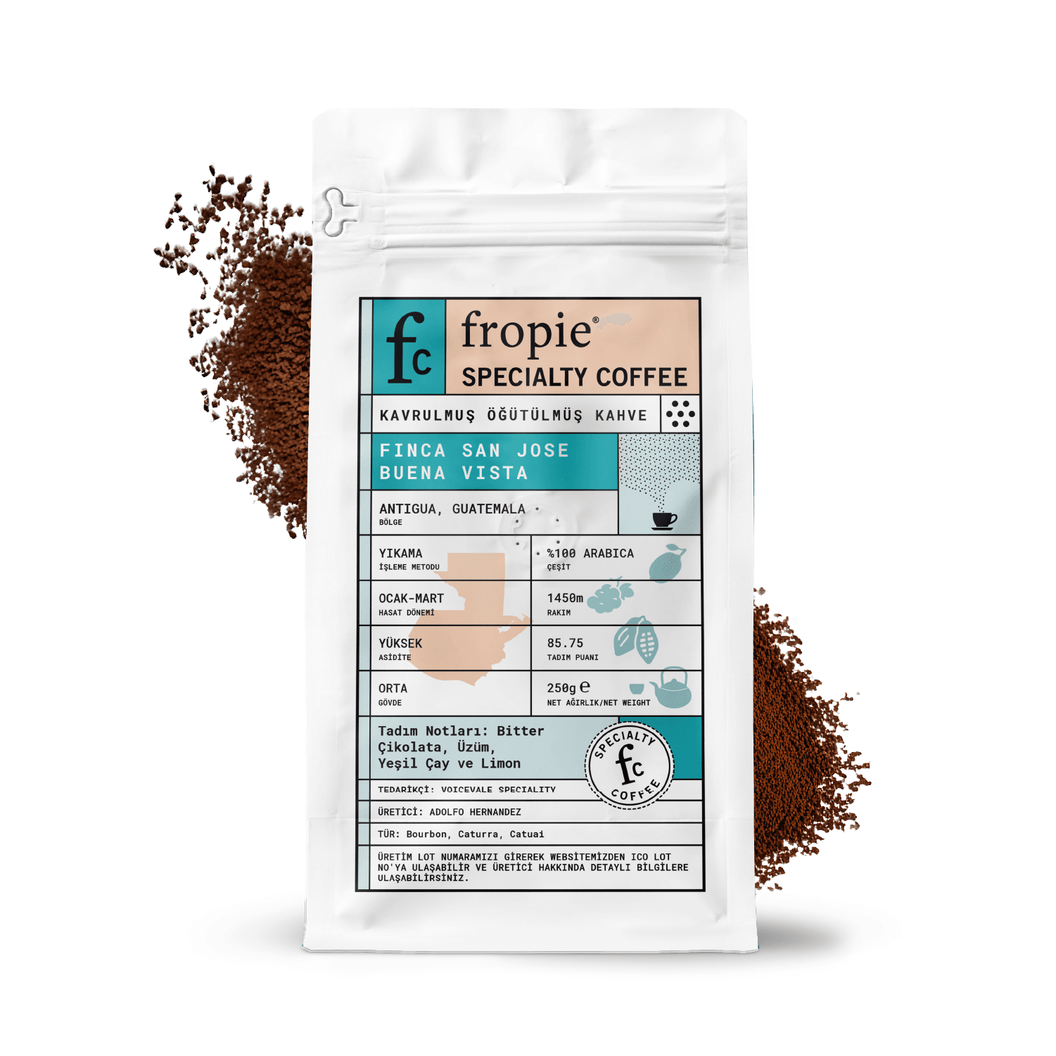 Toptan - Filtre Kahve 250gr - Guatemala