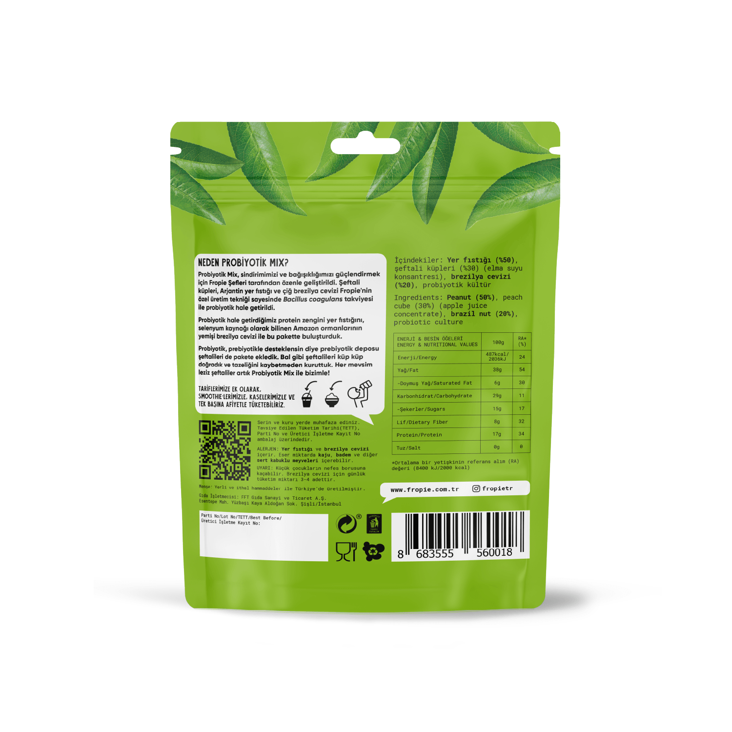 Toptan - Karışık Kuruyemiş - Probiyotik Mix 75 gr 12 Adet