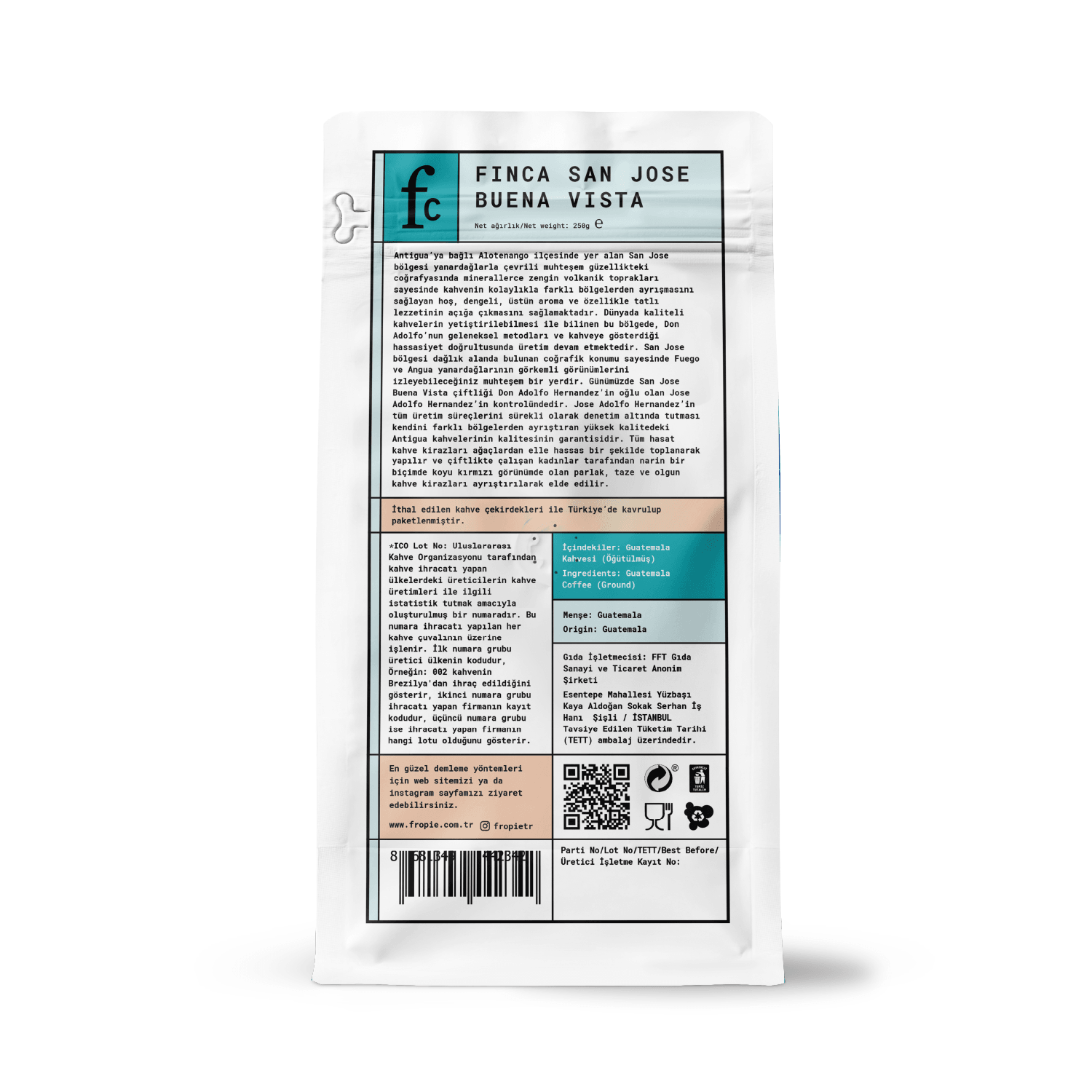 Toptan - Filtre Kahve 250gr - Guatemala