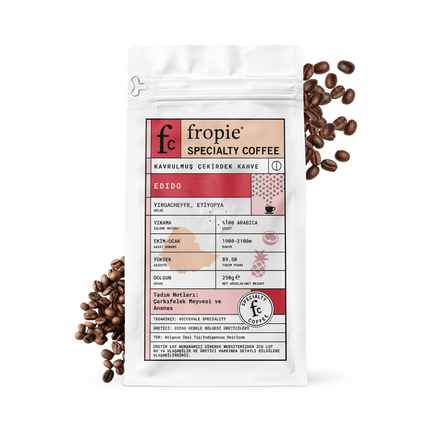 Toptan - Çekirdek Kahve 250gr - Etiyopya