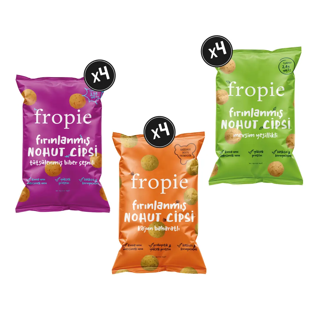 Nohut Cipsi Karışık Paket 12 Adet