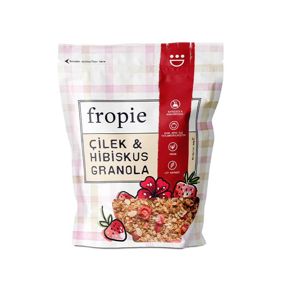 Çilek&Hibiskus Granola 360g