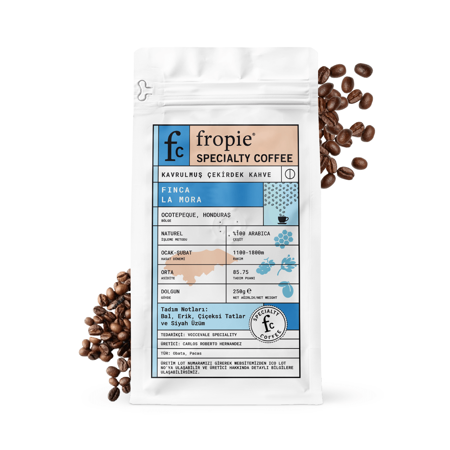 Çekirdek Kahve 250gr - Honduras