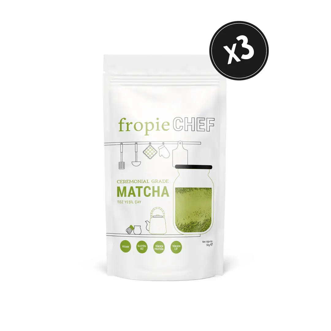 Chef Matcha Çayı - Ceremonial Grade - 50gr x3