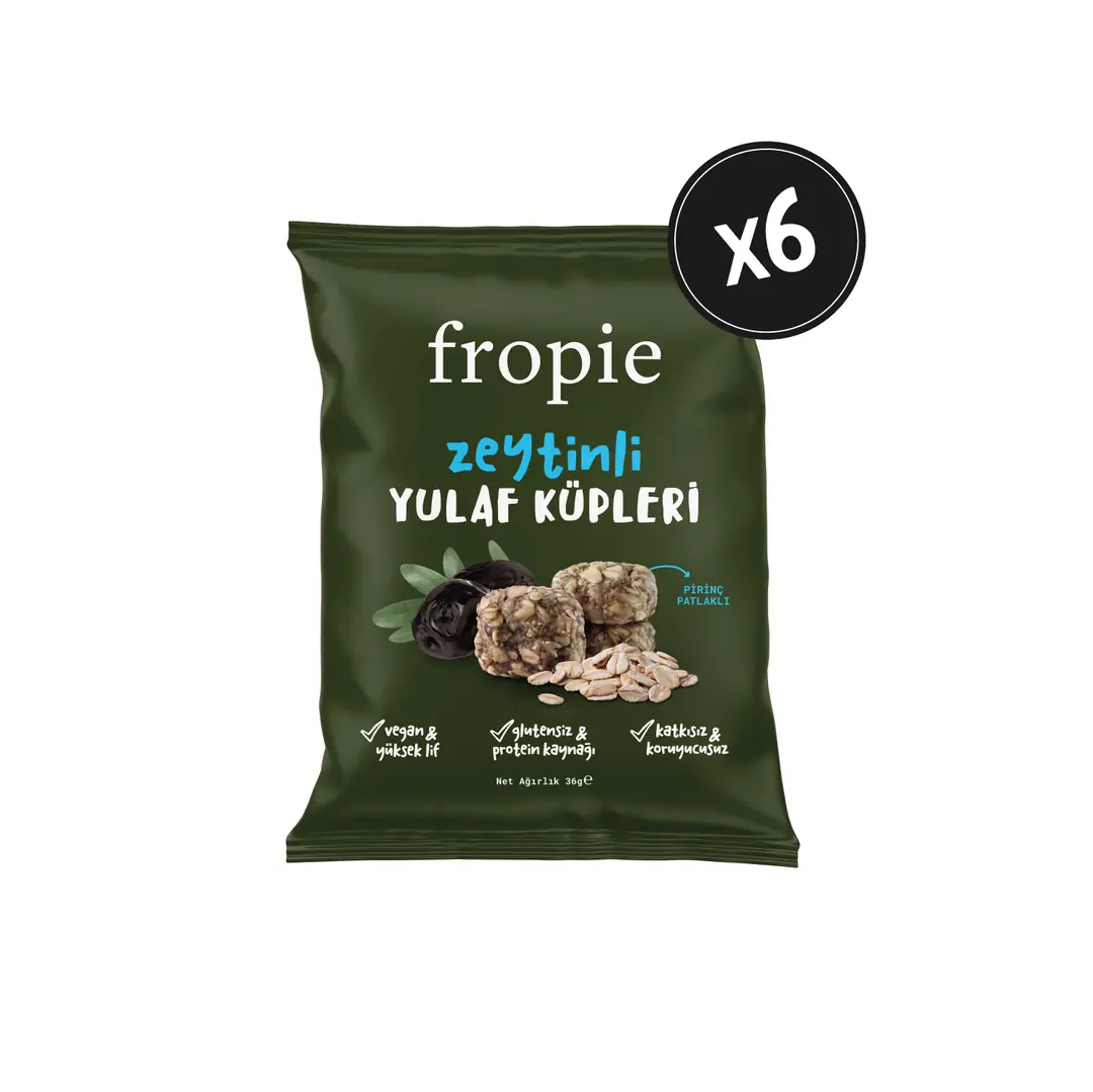 Yulaf Küpleri Zeytinli x6 Adet
