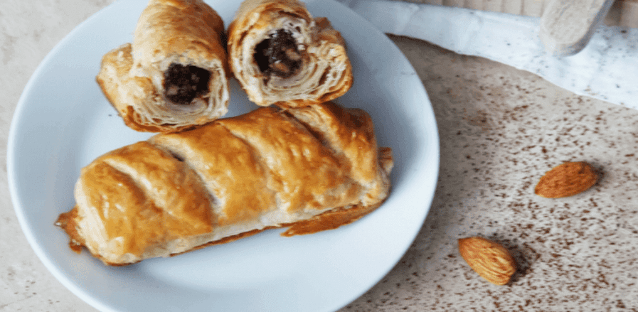 Çikolatalı Croissant Tadında Rafine Şekersiz Pain au Fropie
