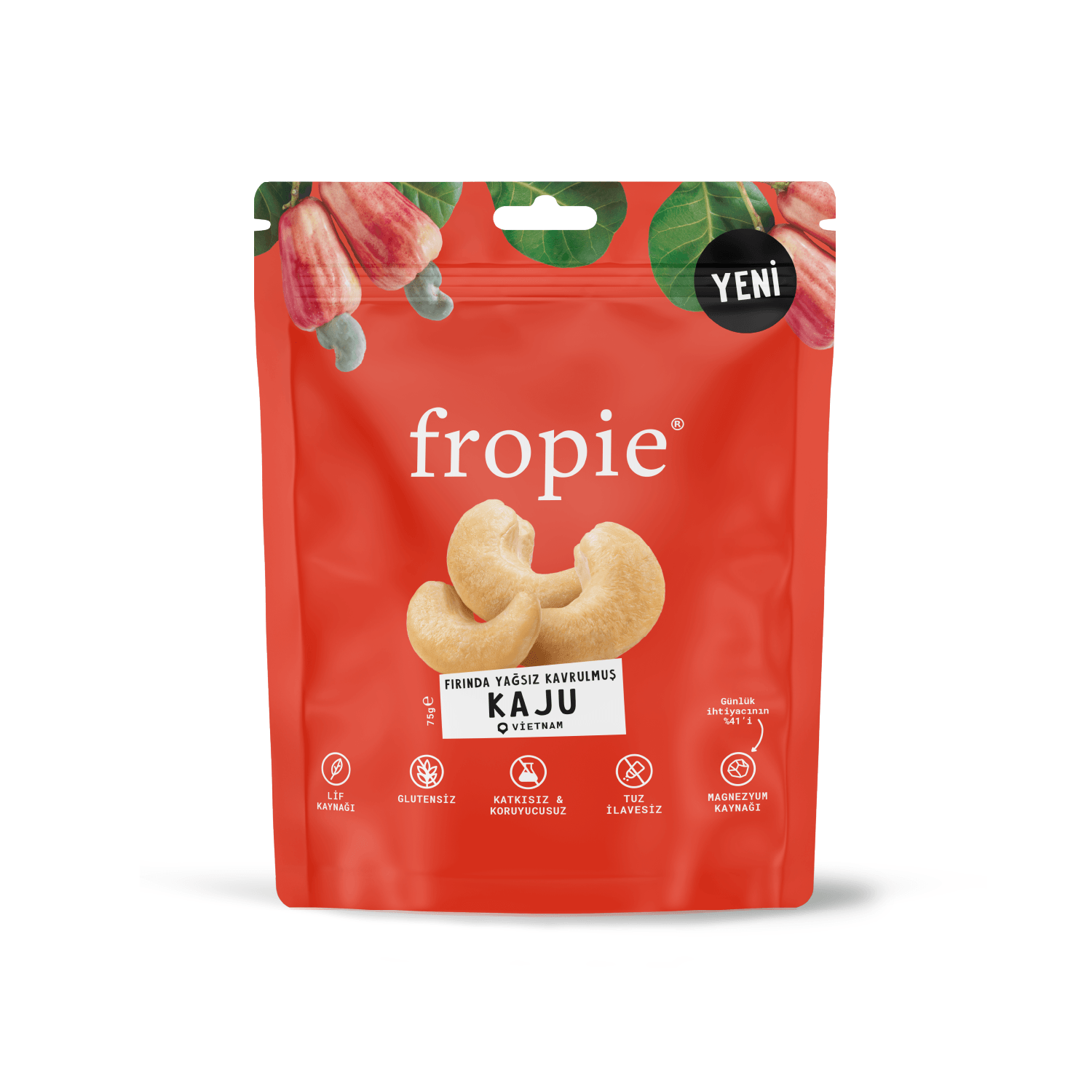 Toptan - Kaju - Fırında Yağsız Kavrulmuş 75 gr 12 Adet