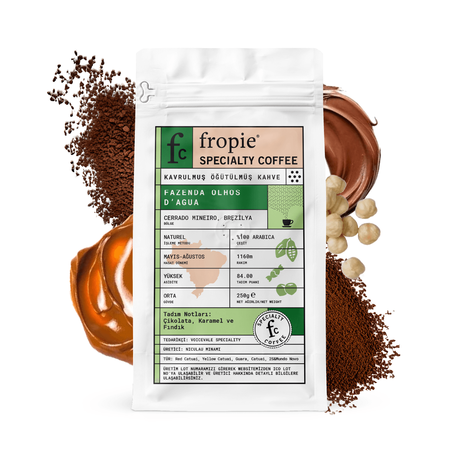Toptan - Filtre Kahve 250gr - Brezilya