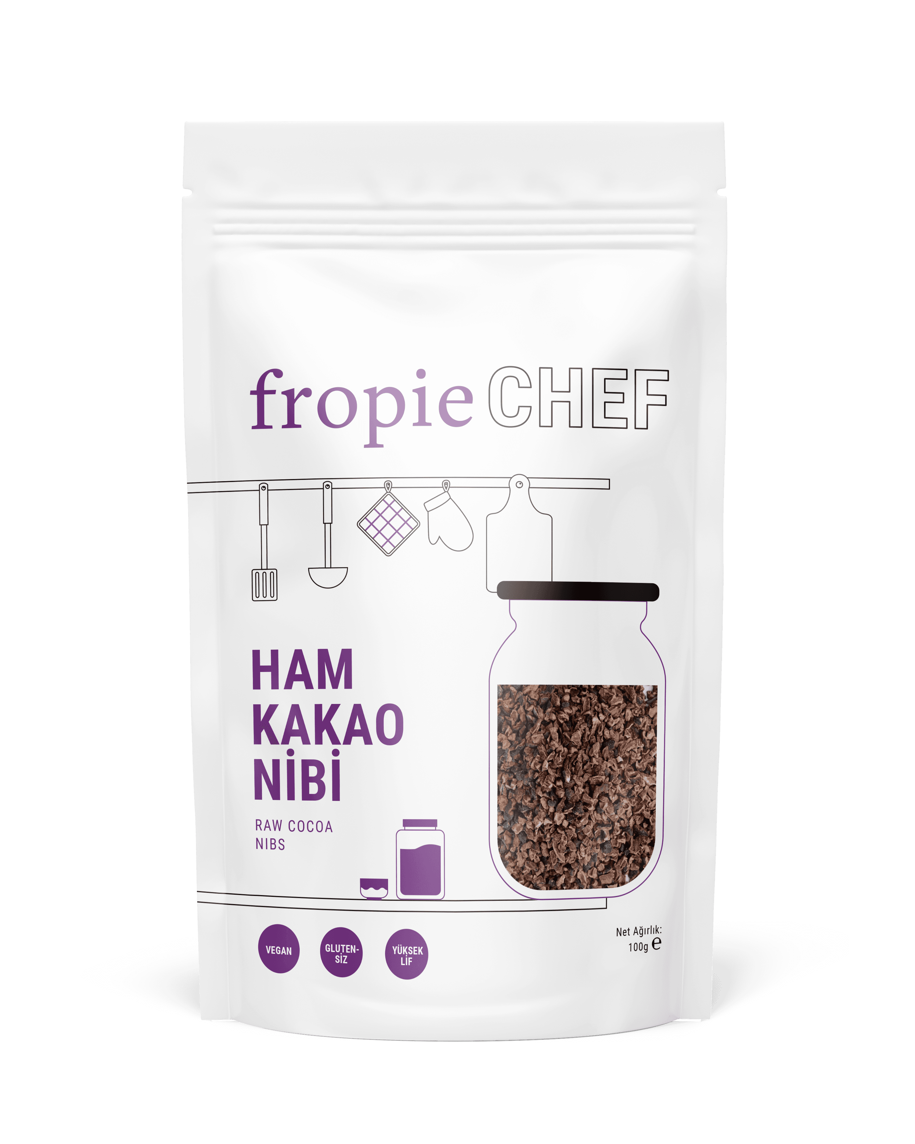 Toptan - Fropie Chef Ham Kakao Nibi 100g