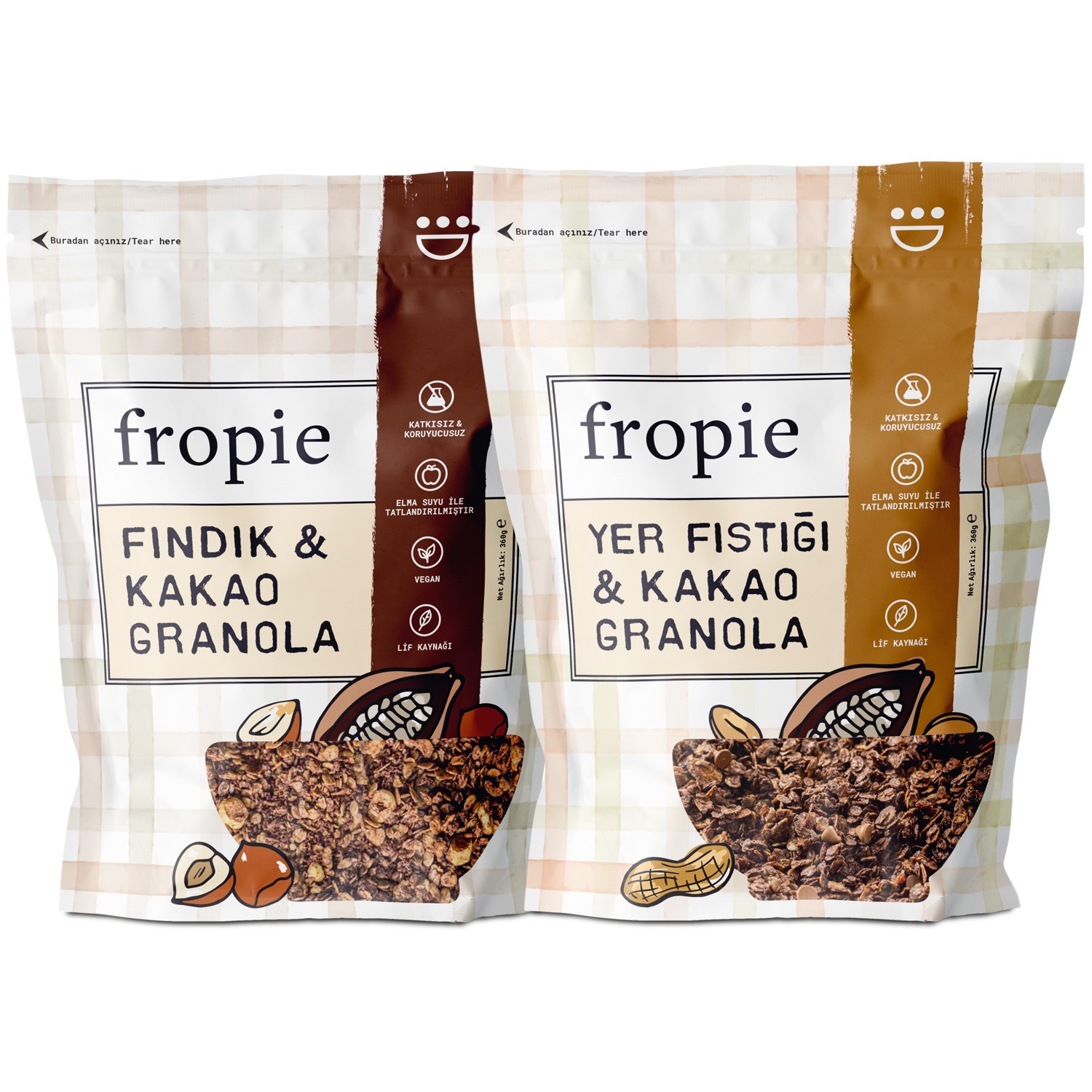 Fropie Fındık & Fıstık Granola Duo