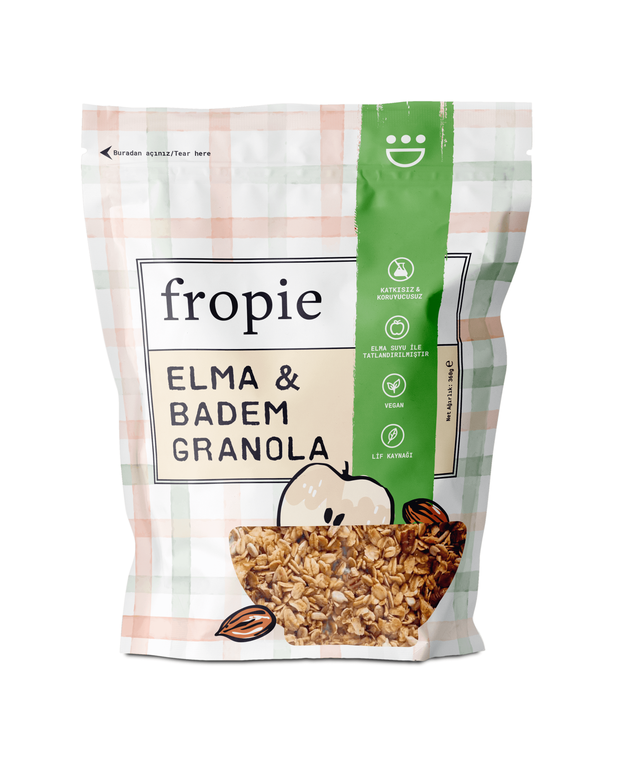 Elma & Badem Granola 360g