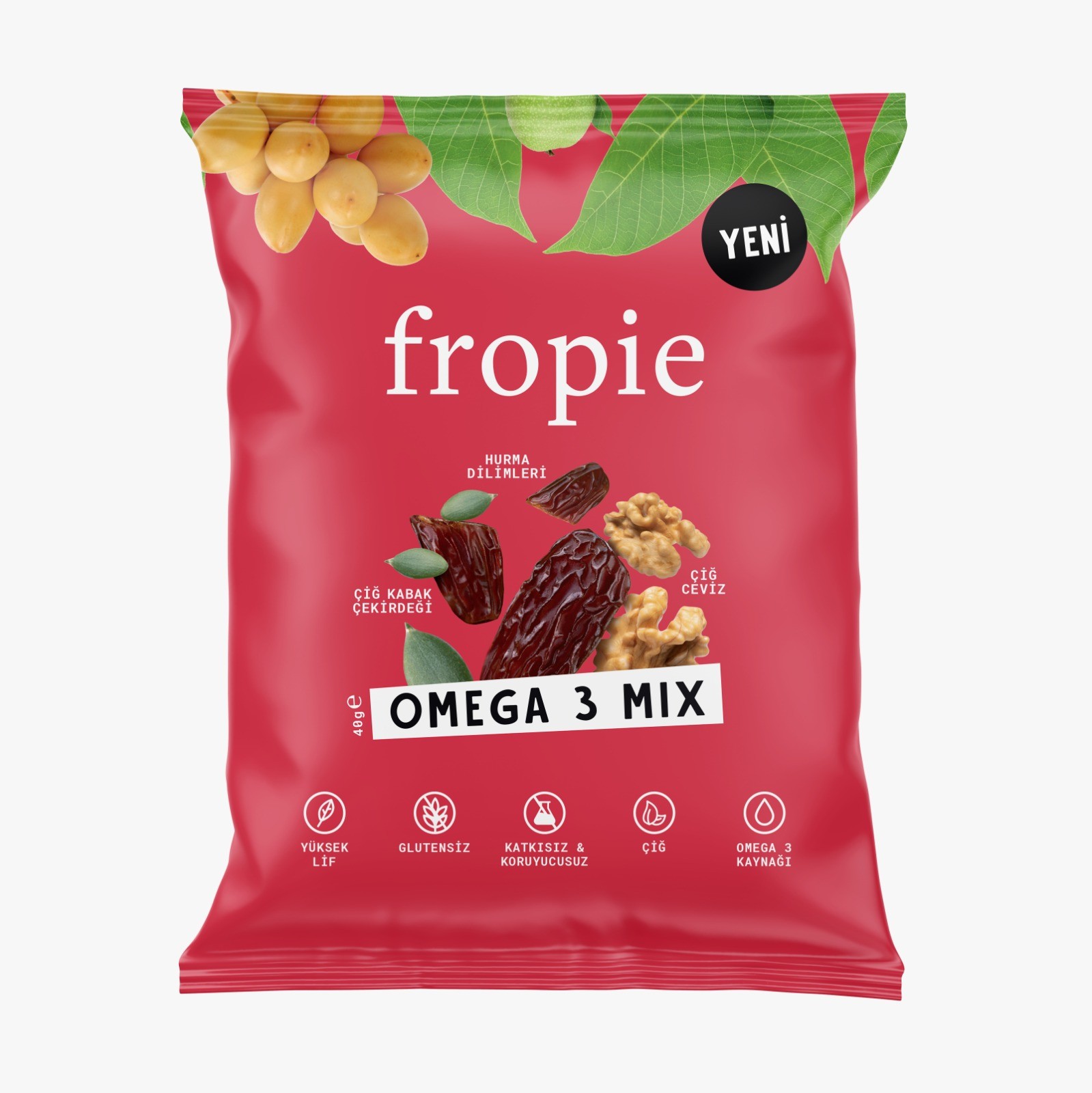 Fropie Karışık Kuruyemiş - Omega 3 Mix 40 gr