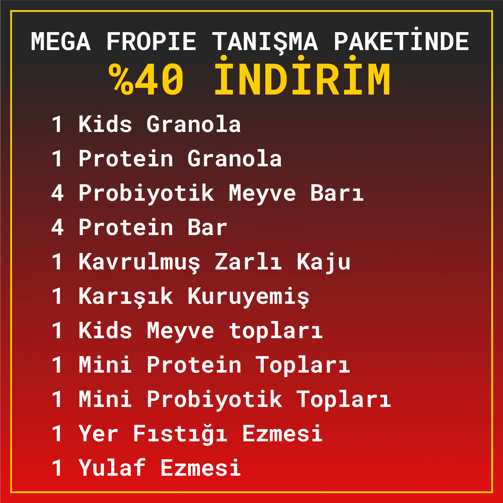 Black Friday Fropie Mega Tanışma Paketi