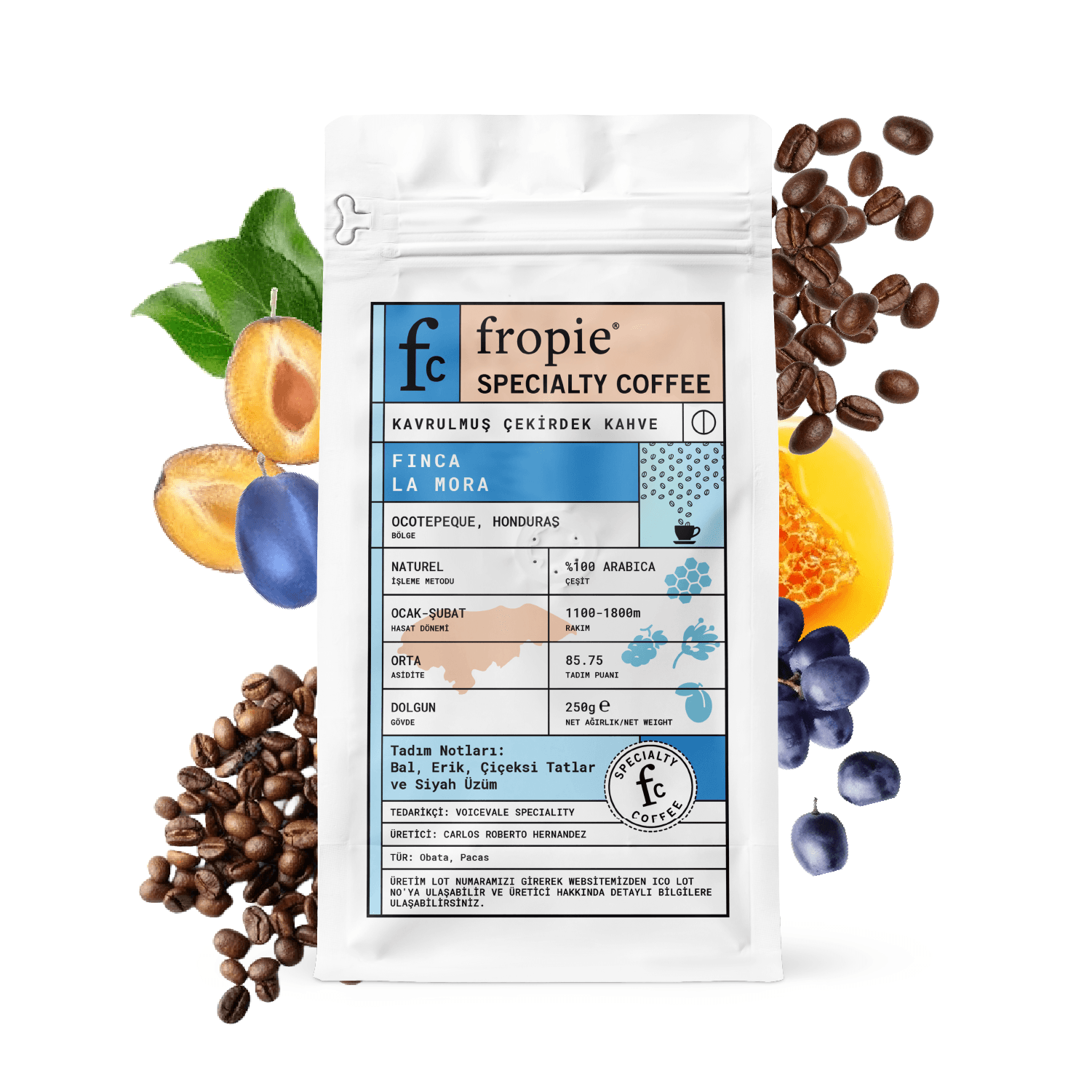 Toptan - Çekirdek Kahve 250gr - Honduras