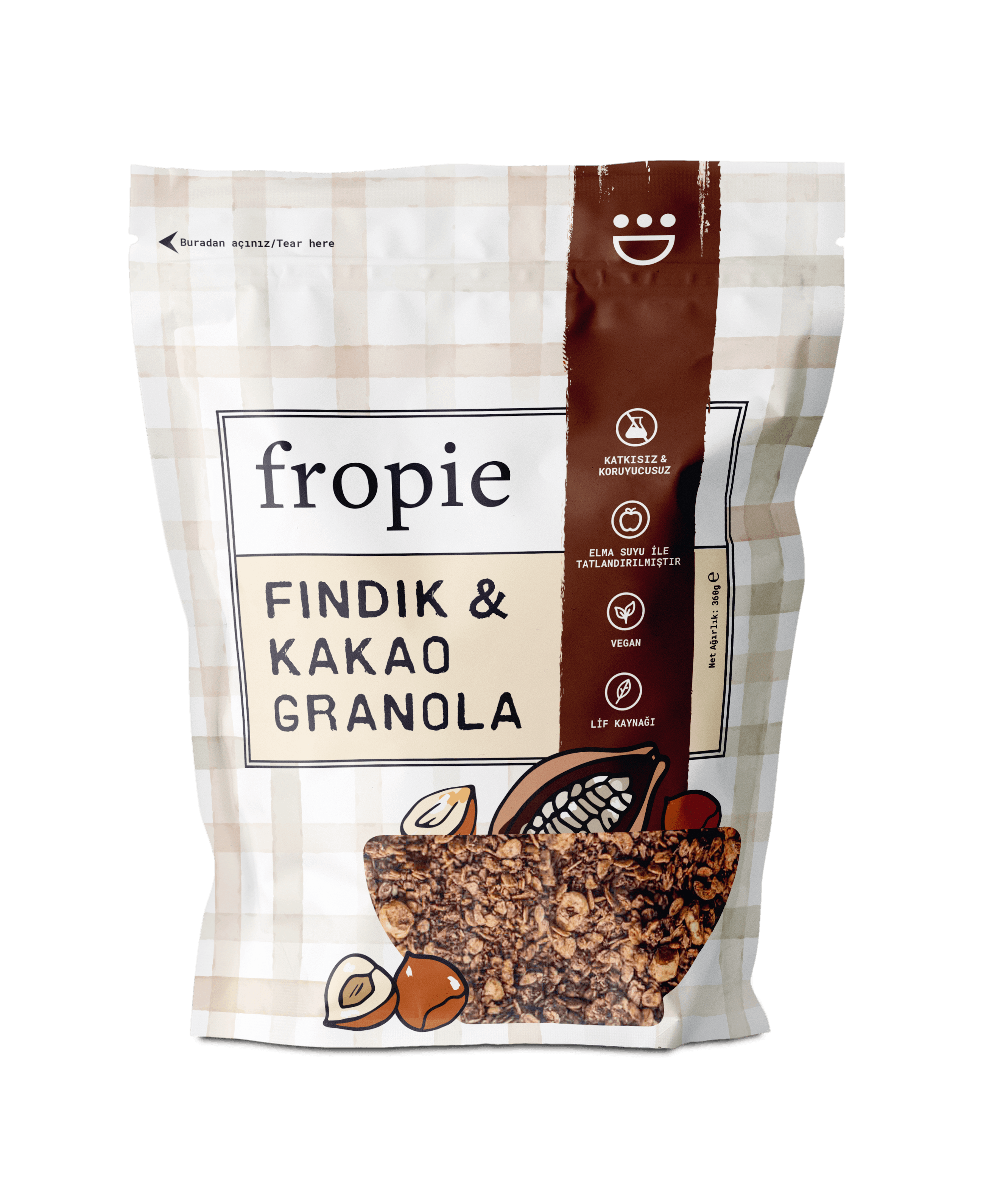 Fındık & Kakao Granola 360g