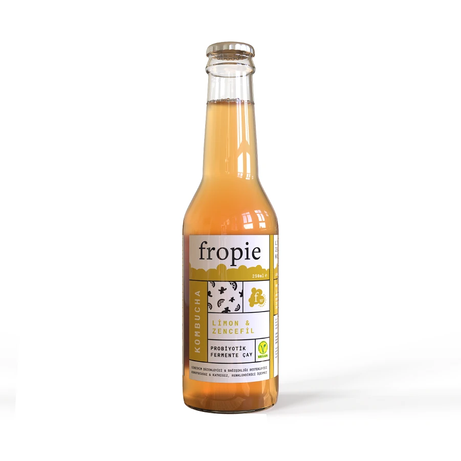 Limon & Zencefilli Probiyotik Kombucha - 250 ml