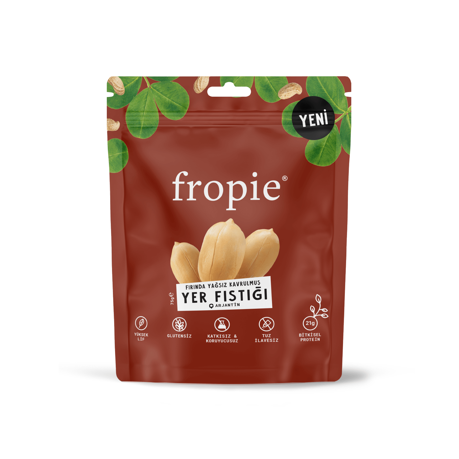 Toptan - Yer Fıstığı - Fırında Yağsız Kavrulmuş 75 gr 12 Adet