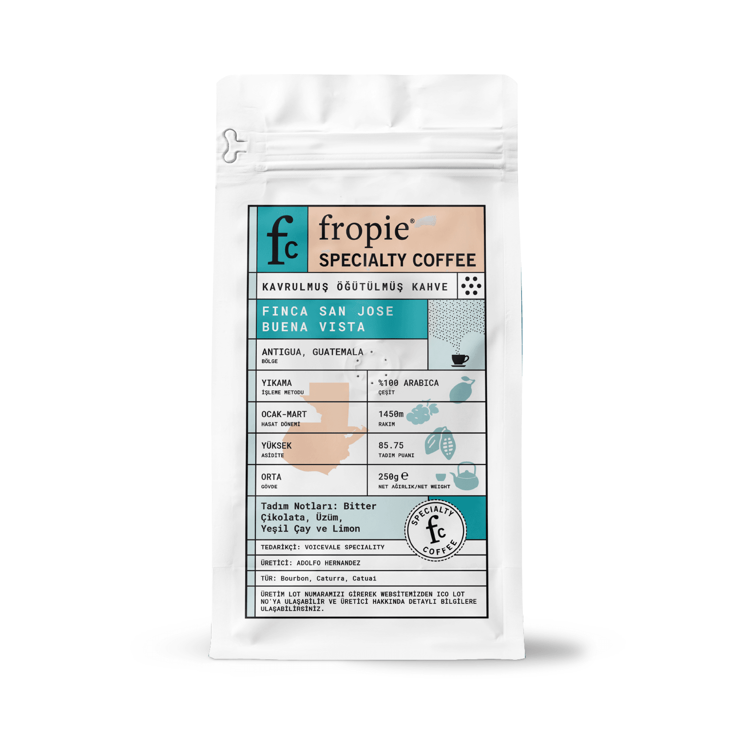 Toptan - Filtre Kahve 250gr - Guatemala