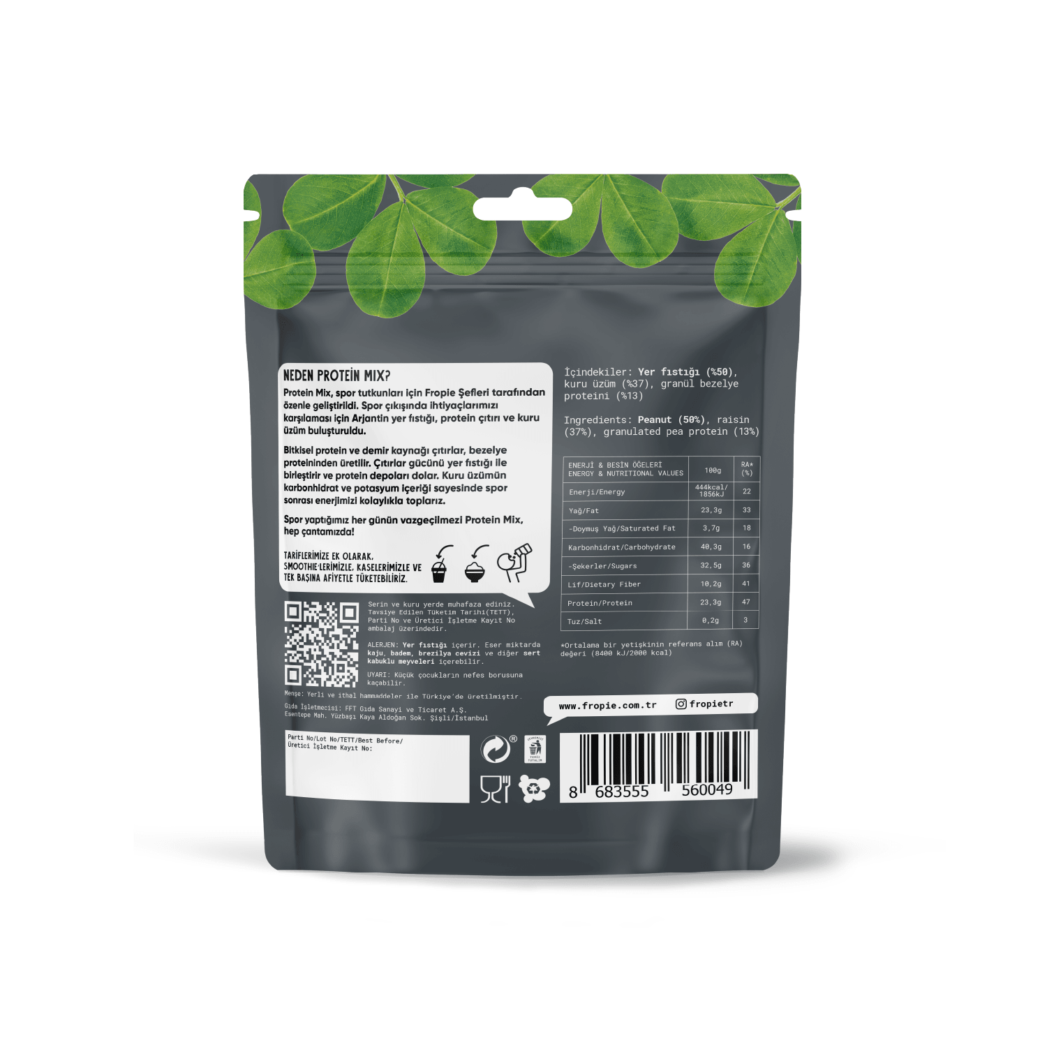 Toptan - Karışık Kuruyemiş - Protein Mix 75 gr 12 Adet