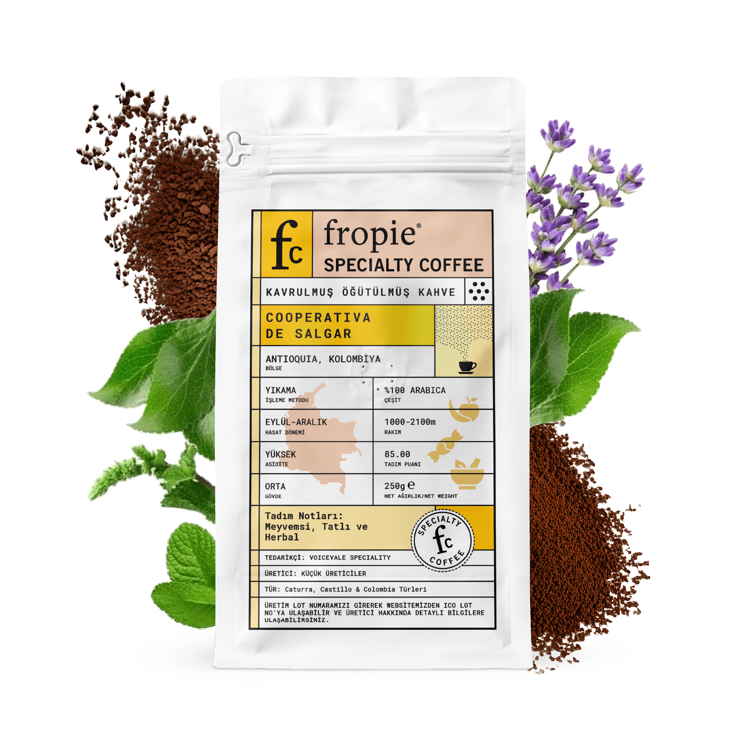 Toptan - Filtre Kahve 250gr - Kolombiya