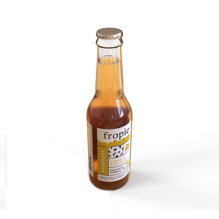 Limon & Zencefilli Probiyotik Kombucha - 250 ml