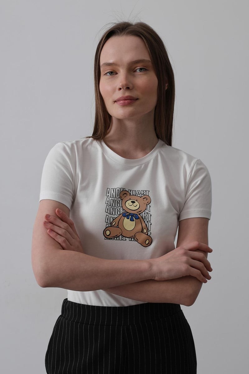 Baskı Detaylı T-shirt