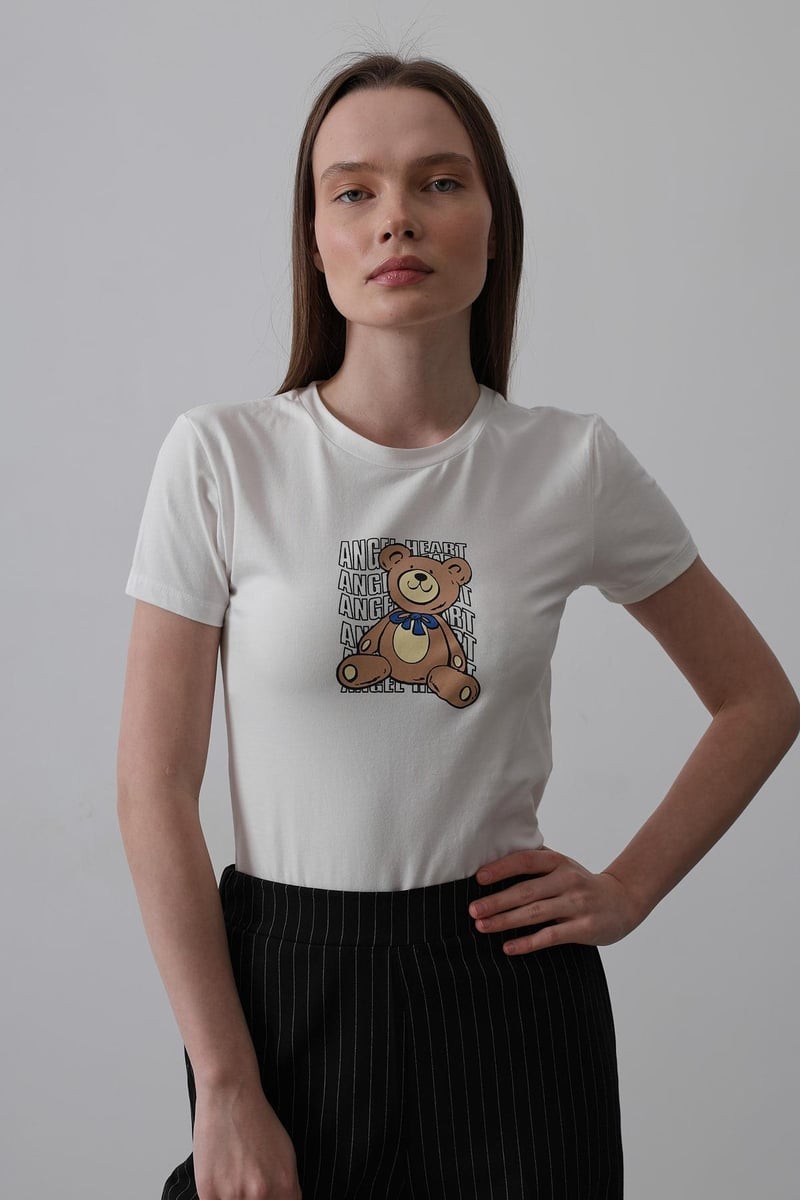 Baskı Detaylı T-shirt
