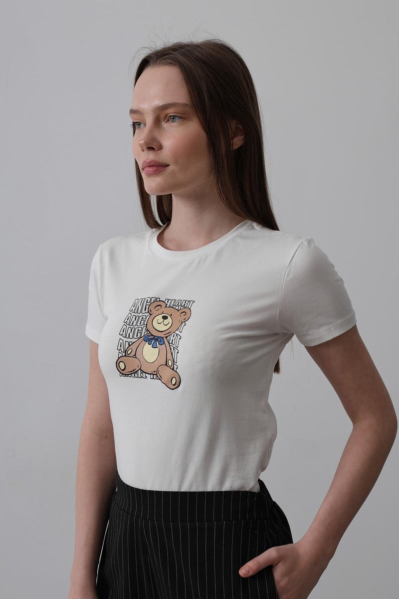 Baskı Detaylı T-shirt