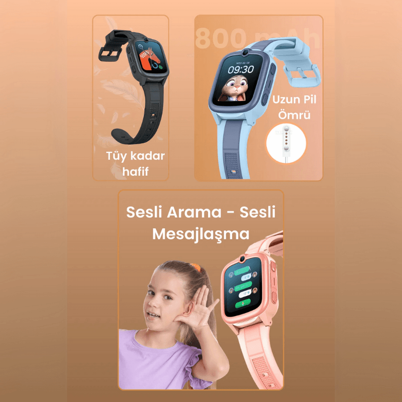 HX Kids 4G Pro Akıllı Çocuk Saati