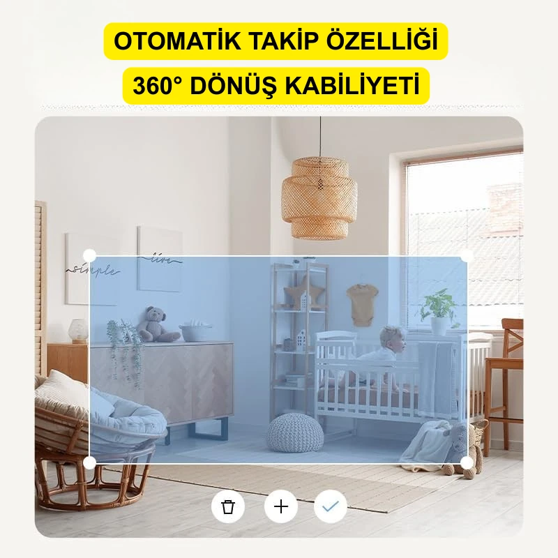 Baseus P1 Lite 2K Wi-Fi Güvenlik Kamerası