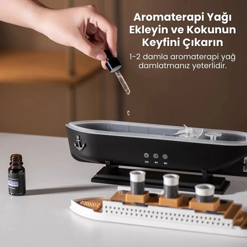 Titanic Gemi Tasarımlı Hava Nemlendirici 