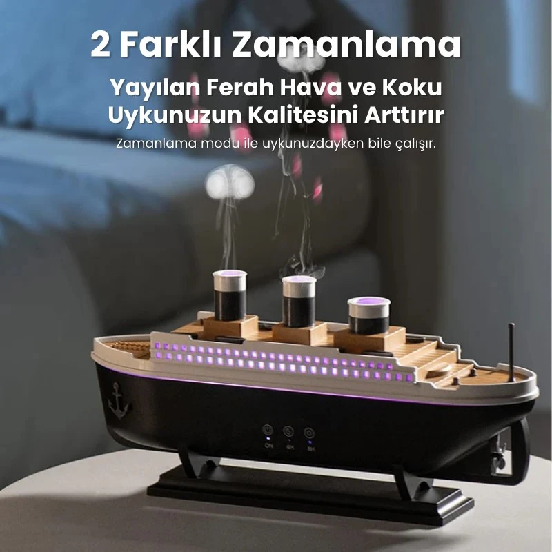 Titanic Gemi Tasarımlı Hava Nemlendirici 