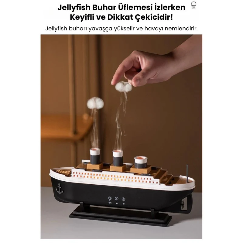 Titanic Gemi Tasarımlı Hava Nemlendirici 