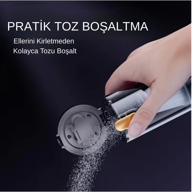 Güçlü Kablosuz Araç Süpürgesi –  20.000 PA