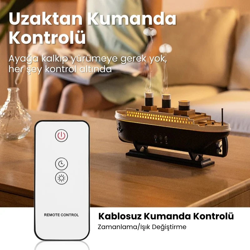 Titanic Gemi Tasarımlı Hava Nemlendirici 