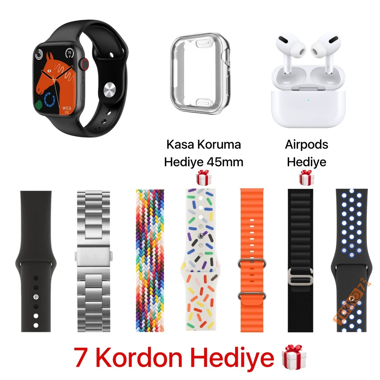 Watch 9 + Air Pro İkili Set