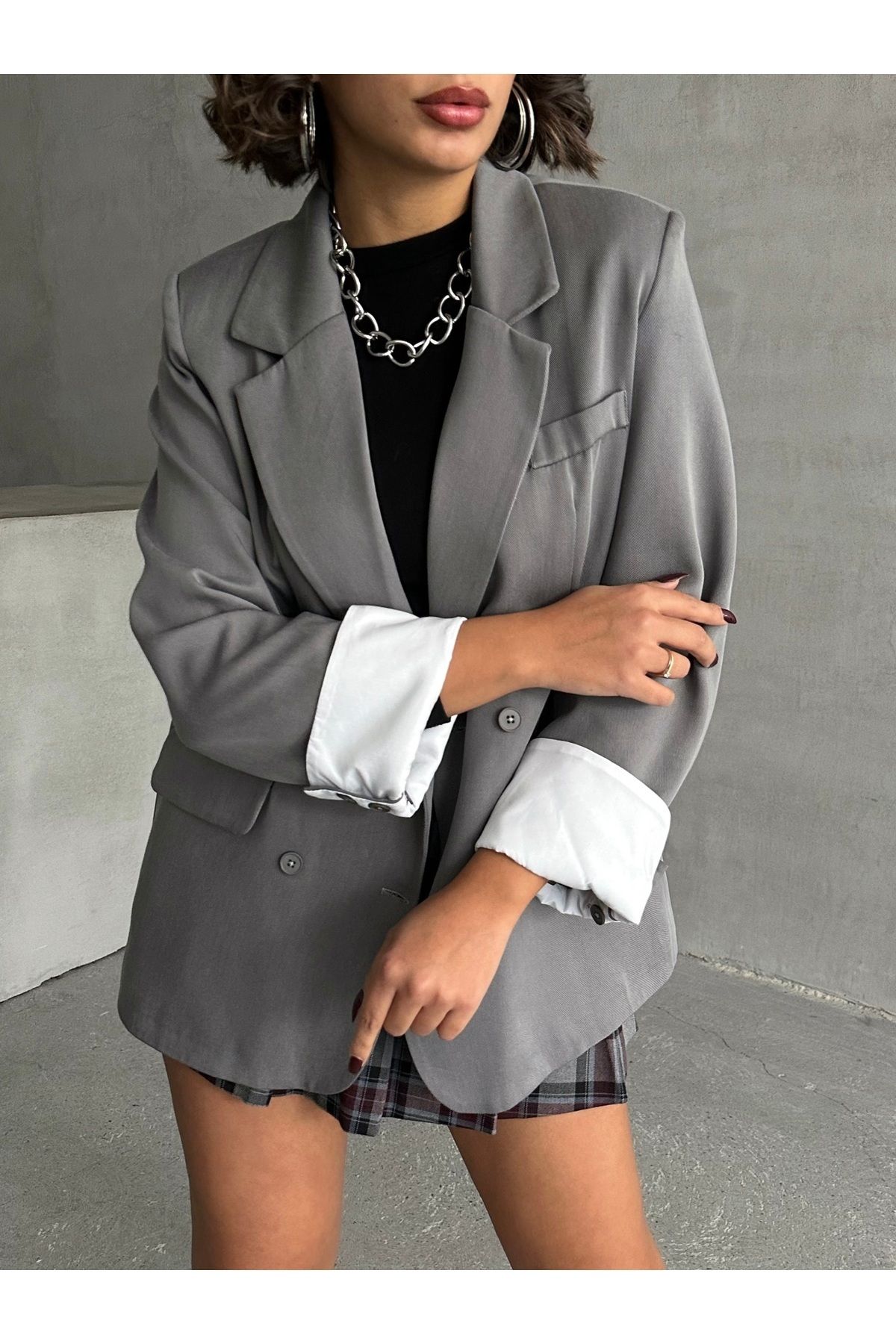 İki Düğmeli Blazer Ceket MISSCE2505