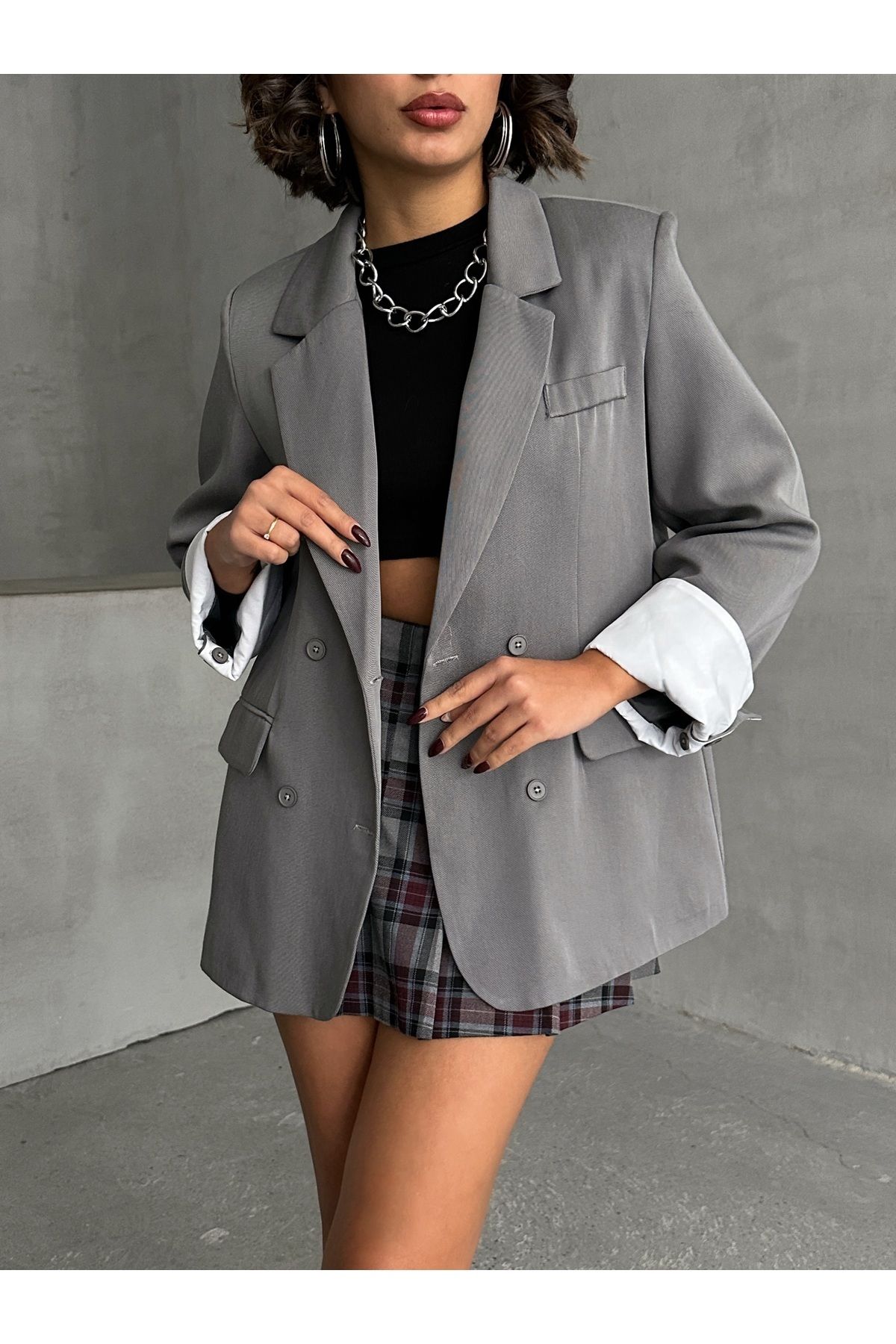 İki Düğmeli Blazer Ceket MISSCE2505