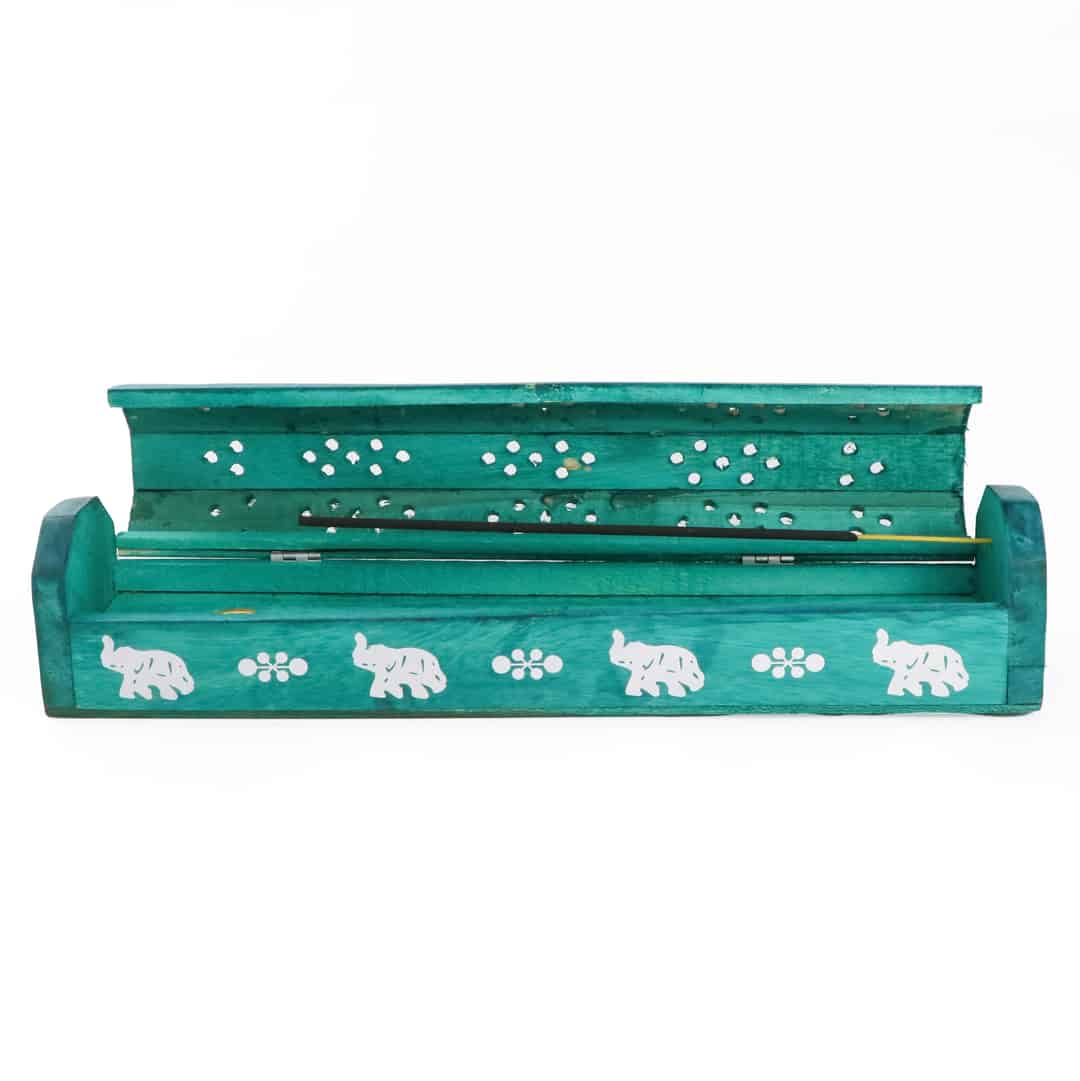 Doğal Ahşap Tabut Tütsülük Büyük Boy