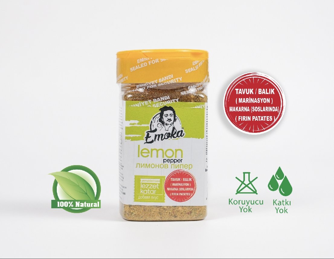 Lemon Pepper ( Balık - Tavuk - Makarna - Salata Baharatı )