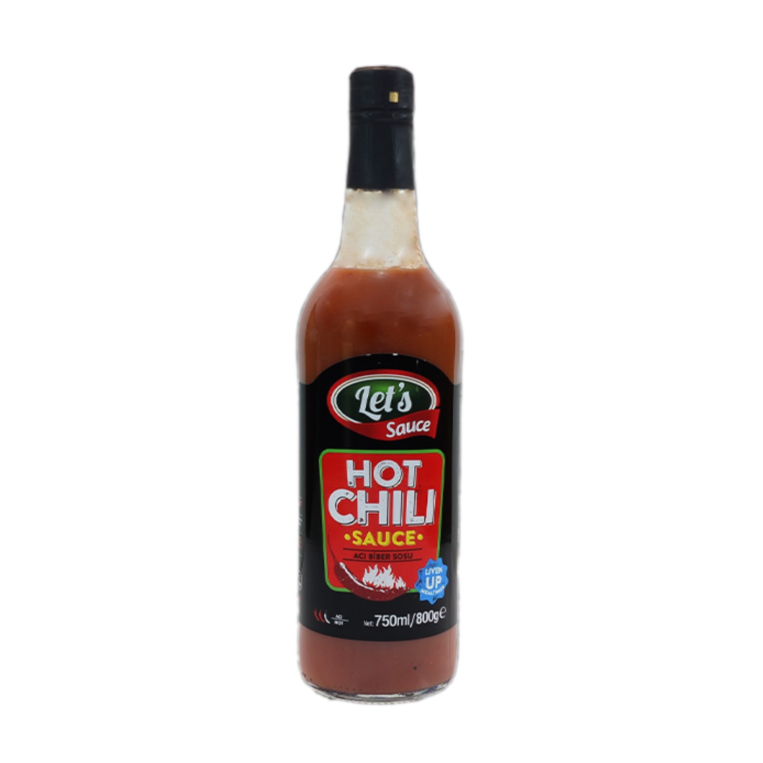Let's Sauce Hot Chili Sıvı Sos 750 ml