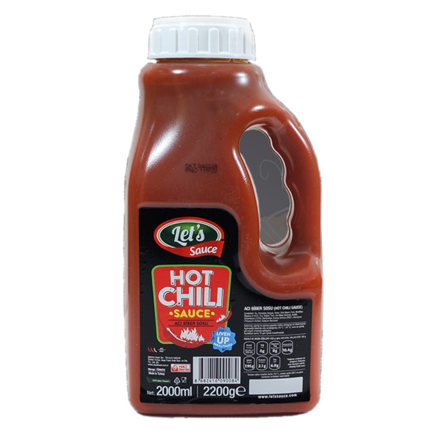 Let's Sauce Hot Chili Sıvı Sos 2000 ml