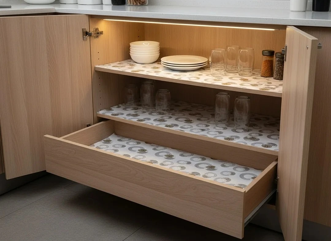  Dolap Ve Çekmece Içi Kaymaz Kaydırmaz Raf Örtüsü 50 cmx15 mt